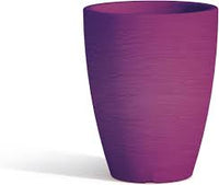 VASO IN RESINA MONACIS ADONE ROUND  H 37 cm. VARI COLORI Colore: Avorio