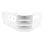 Set Banconi Bianco Europa LED B900 C900 LM60 TB60 con Serrature e Vetrina