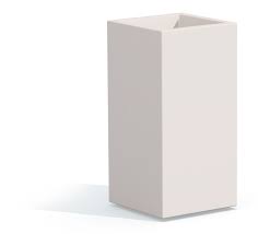 VASO IN RESINA MONACIS CUBE TOP H 80 cm. VARI COLORI