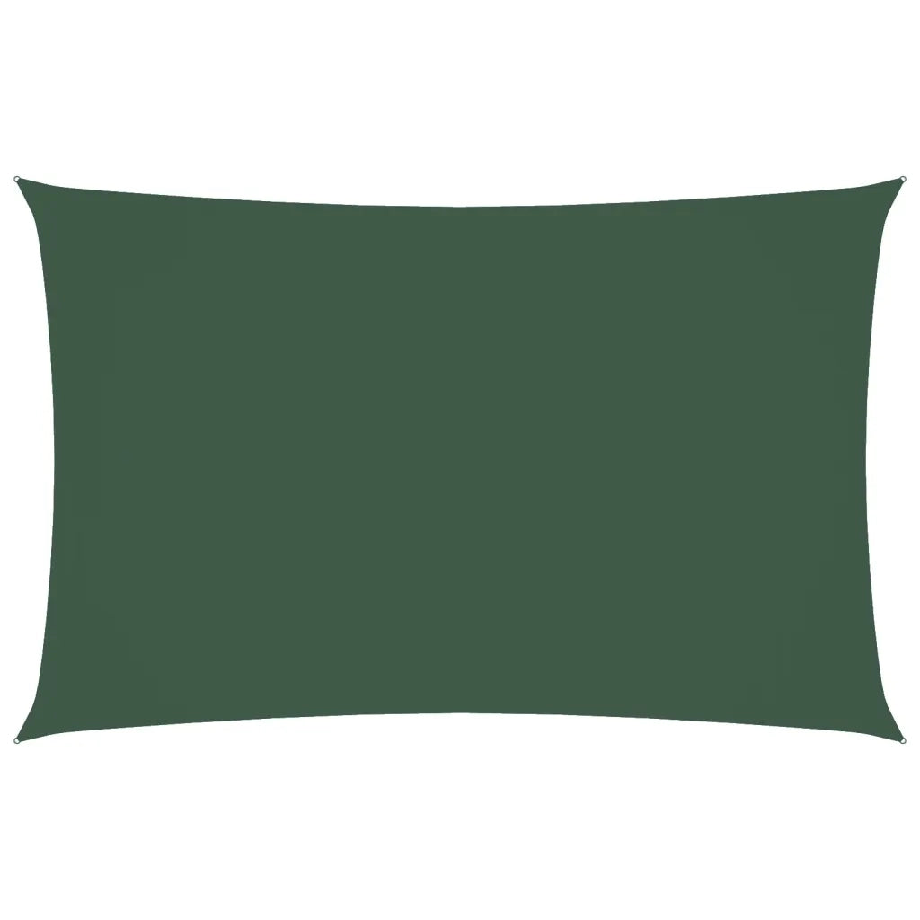 Parasole a Vela Oxford Rettangolare 4x7 m Verde Scurocod mxl 95062