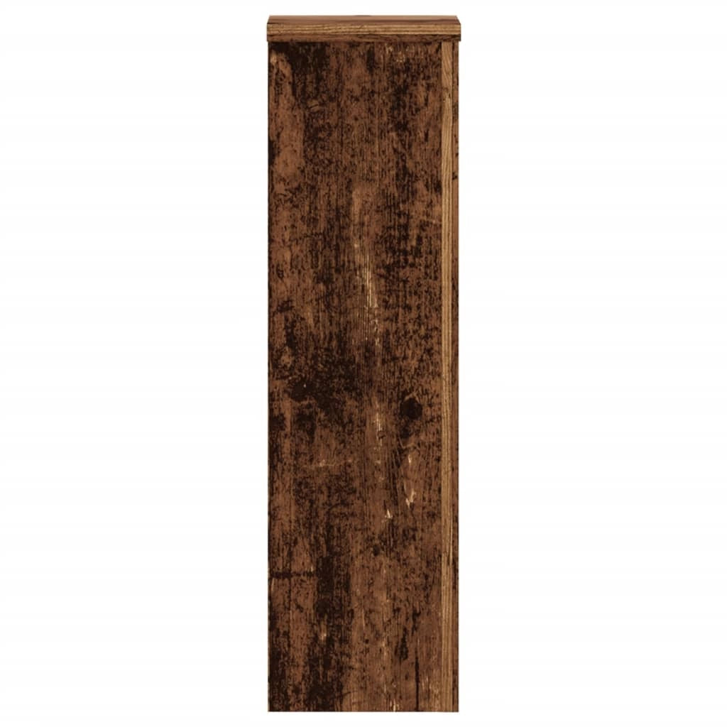 Portavasi mobili per fiori set da 2 legno di recupero legno ingegnerizzato marrone 02_0045374