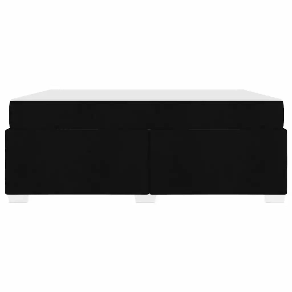 vidaXL Struttura del letto Nero 180 x 200 cm Tessuto