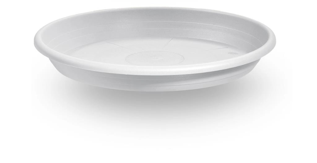 Sottovaso per Vasi da Giardino Verona Bianco 22 cm Veca