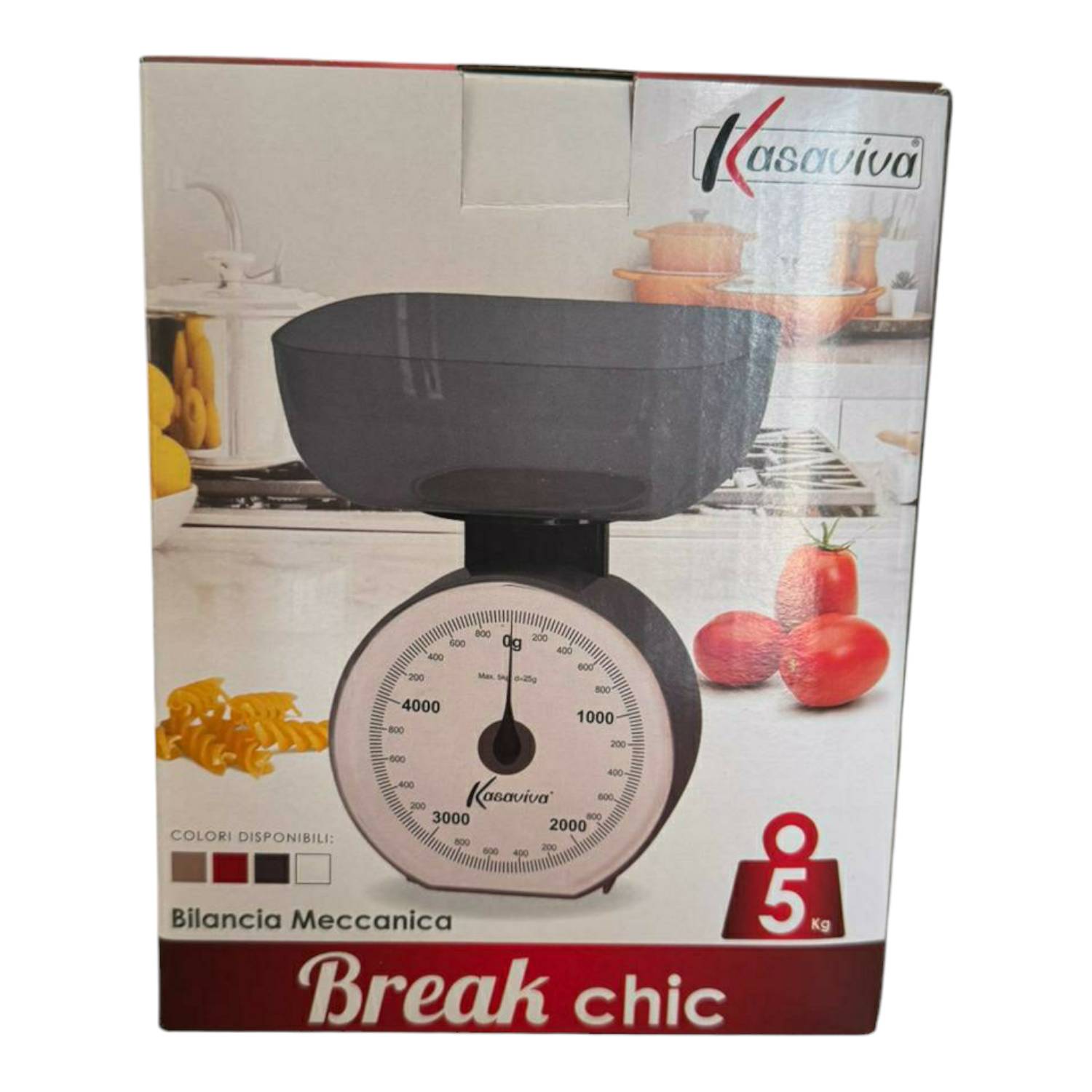 BILANCIA CUCINA MECC. 5KG KASAVIVA