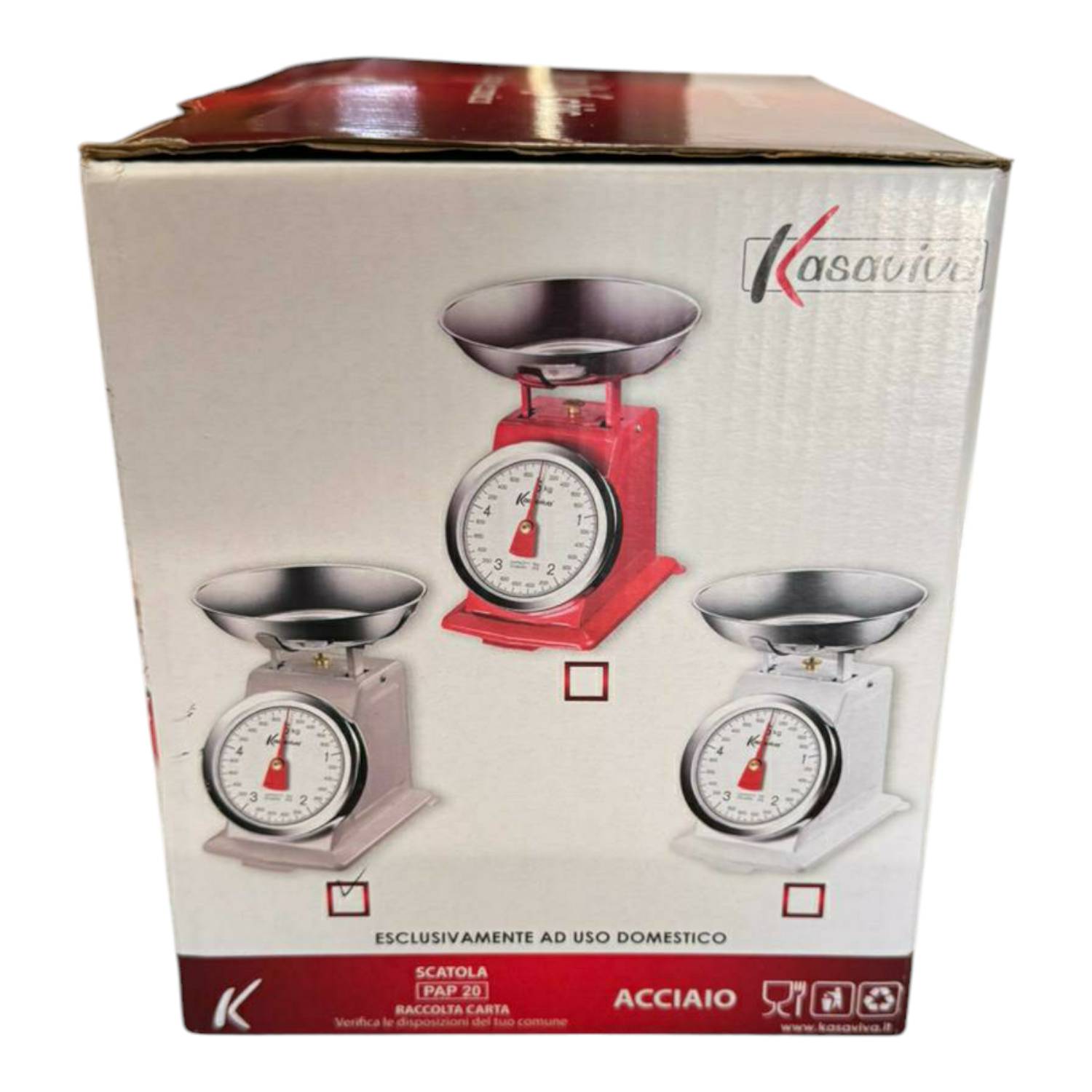 BILANCIA CUCINA MECC. 5KG KASAVIVA