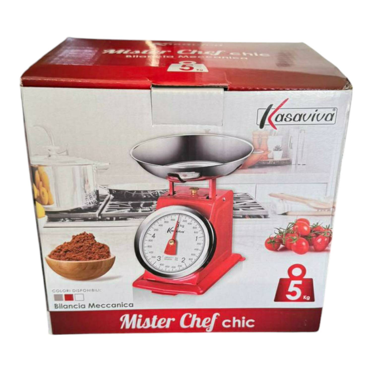 BILANCIA CUCINA MECC. 5KG KASAVIVA