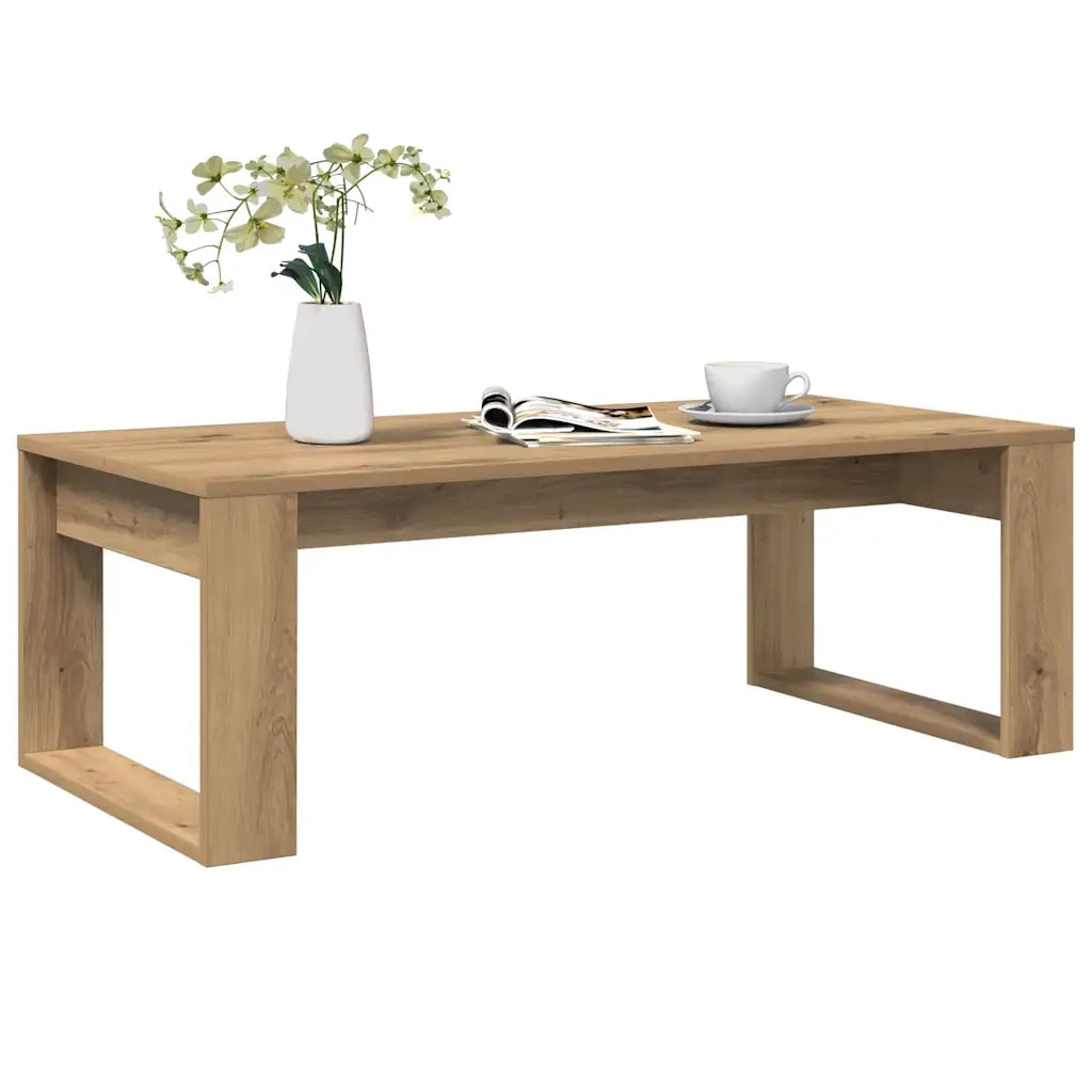 vidaXL Tavolino Salotto Rovere Artigianale 102x50x35 cm in Truciolato
