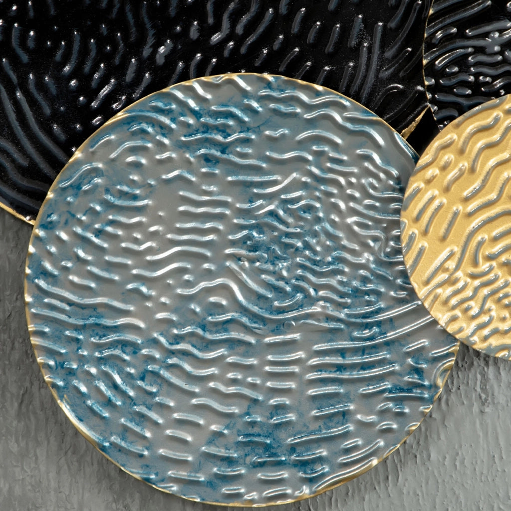 DECORAZIONE DA PARETE 121x53 cm Ferro Oro