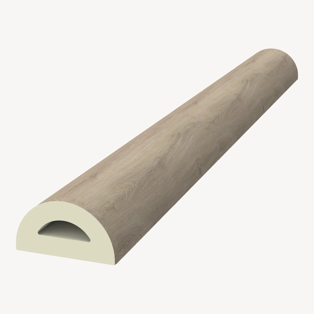 Set di 8 Profili Bunschoten Coprigradini Arrotondati in PVC 120 x 32 x 4,6 cm colore Tessuto Milan NEU.HOLZ