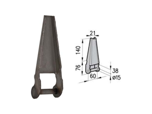 Staffa lunga "Paripianale" Cermag 60479