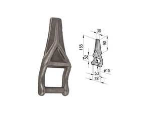 Staffa con nervatura 60476 Cermag