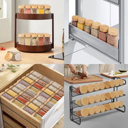 Set di contenitori per erbe e spezie - Organizzatore di cucina, 24 pezzi