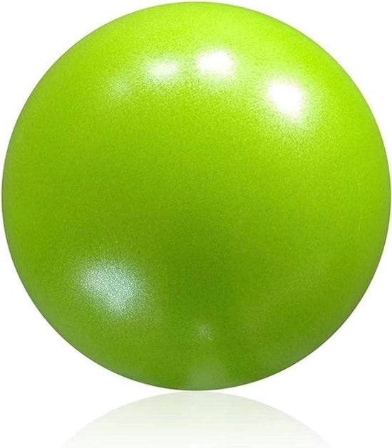 Palla per Pilates e yoga piccola 25 cm morbida con pompa antiscivolo a bassa pressione - Verde