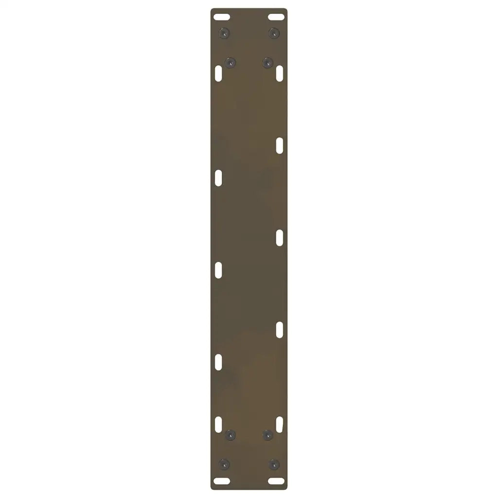 Gambe per tavolo da bar in acciaio naturale 2 pz 40x(100-101) cm in acciaio 4013339