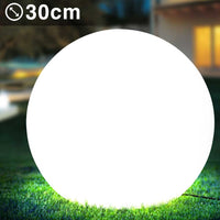 Lampada Sfera Giardino 30cm Luce Esterno Bianco attacco E27 Decorazione Esterno
