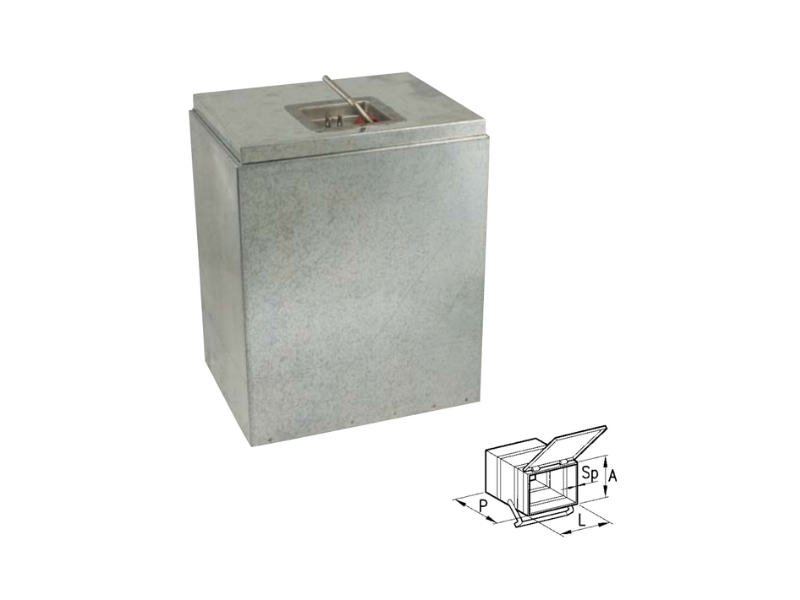 Cassetta porta-attrezzi in lamiera mignon e leggero Cermag - Mignon