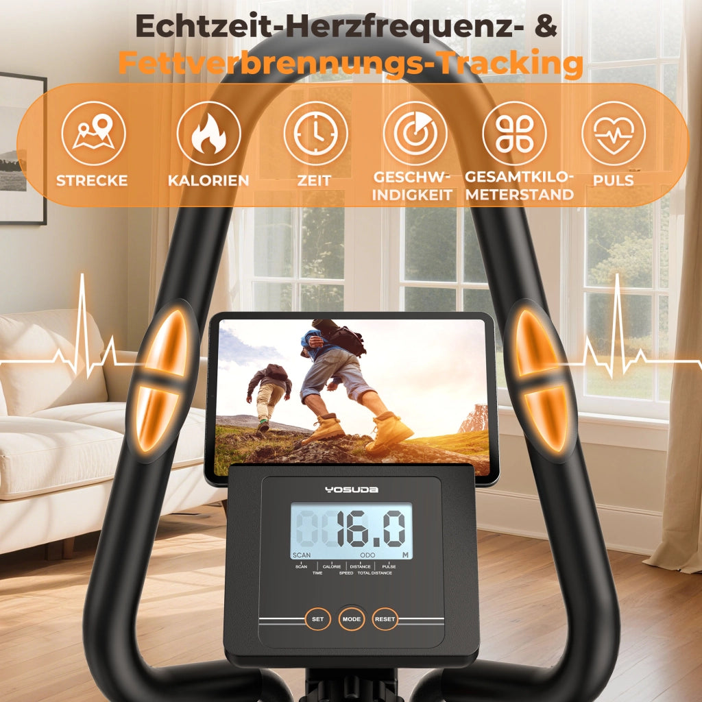 Ellittica 3 in 1 ¨C Zephmum ¨C Crosstrainer Magnetico con Monitor LCD