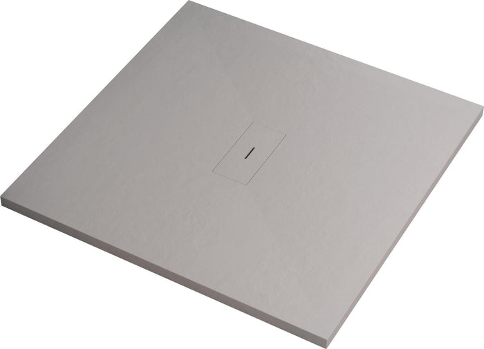 Piatto Doccia in Pietra 90x90 cm Bonussi Manila Grigio Chiaro