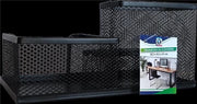 ORGANIZER OFFICE DA SCRIVANIA 18,5X9,5X10 CM IN METALLO COLR NERO
