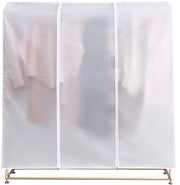 Protectorete di Vasta PEVA - Ripristina 120x50x150 cm - Stoffa e umidità impermeabile - Semi trasparente - Protezione contro la sporcizia - Materiale duraturo - Borsa per abiti
