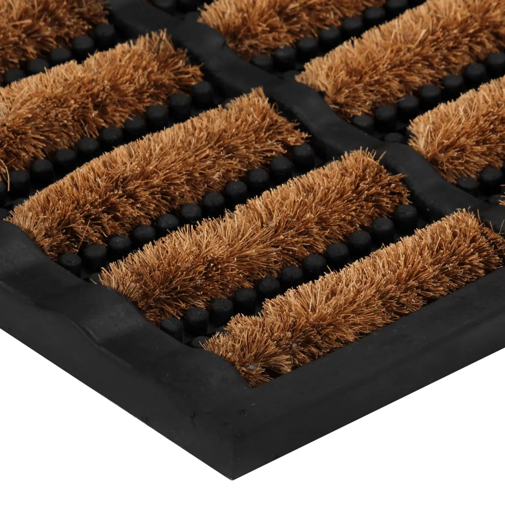 Zerbino Rettangolare 45x75 cm in Gomma e Fibra di Cocco 155665