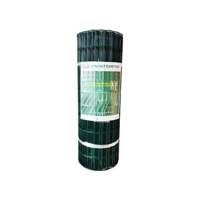 Cavatorta 8015825111444 MARGHERITA Rete Elettrosaldata Plastificata a Maglie Rettangolari 100 x 50 mm Filo Zincato con Processo Galvaplax colore Verde Alpi