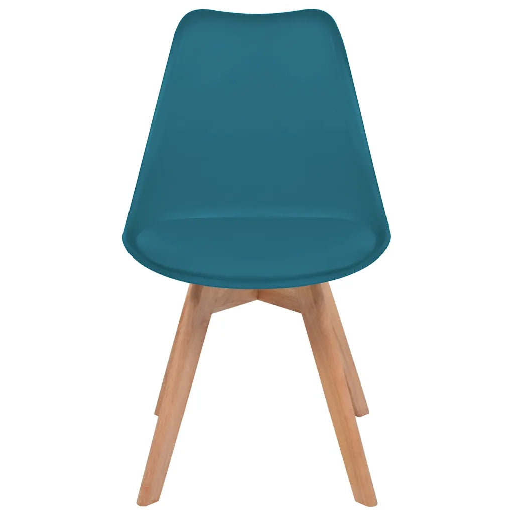 Sedie da Pranzo 4 pz Turchese in Plastica cod mxl 6277