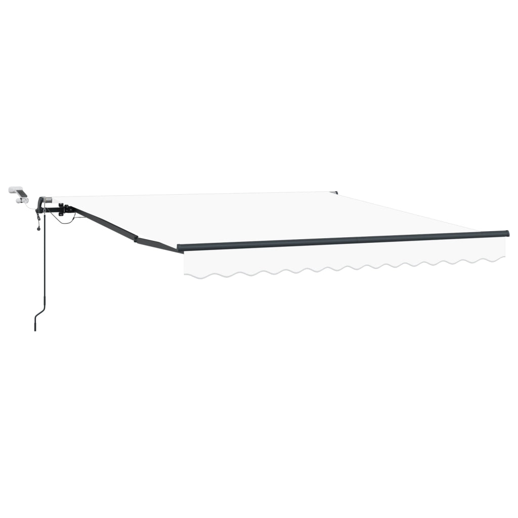 Tenda Retrattile Automatica  con LED Bianca 300x250 cm