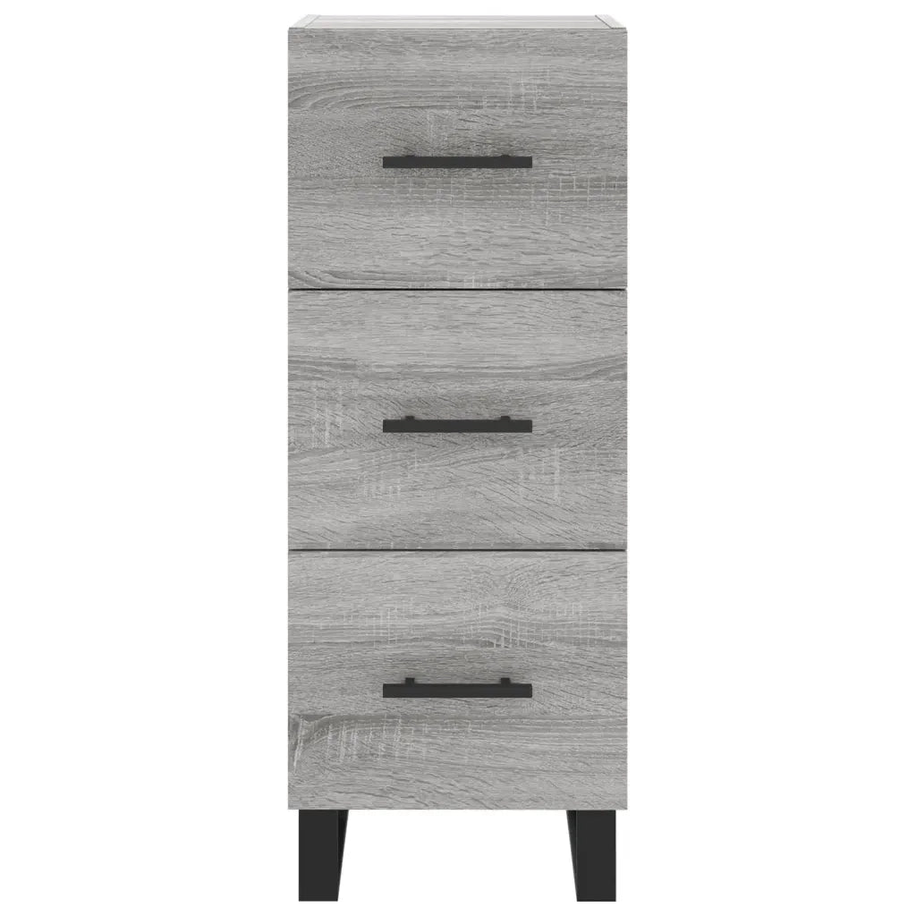 Credenza Grigio Sonoma 34,5x34x180 cm in Legno Multistrato 3199263