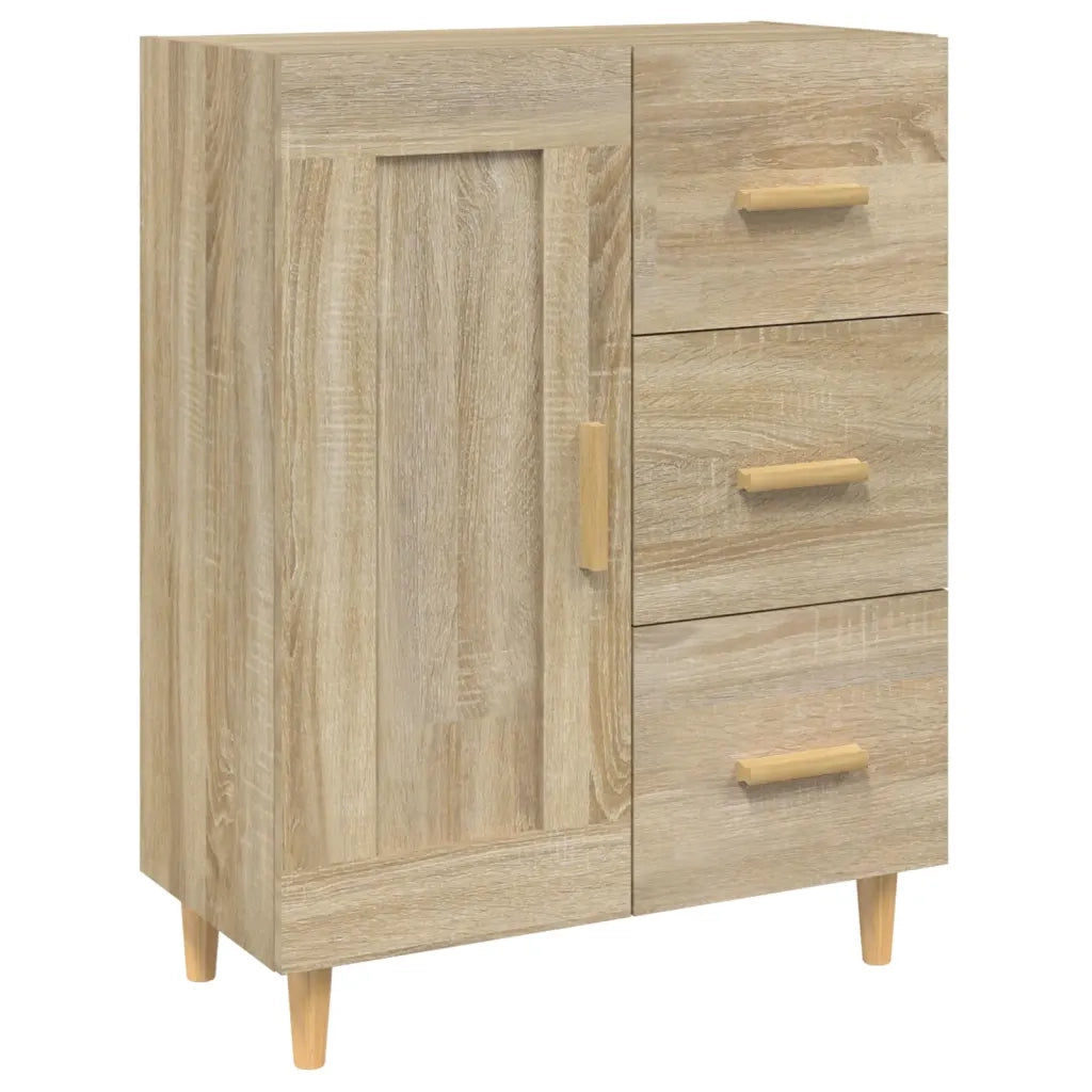 Credenza-Buffet-Armadio da cucina Rovere Sonoma 69,5x34x90 cm in Legno Multistrato 325214
