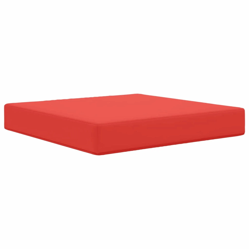 Cuscino per divano da esterno Rosso 60 x 60 x 8 cm Poliestere
