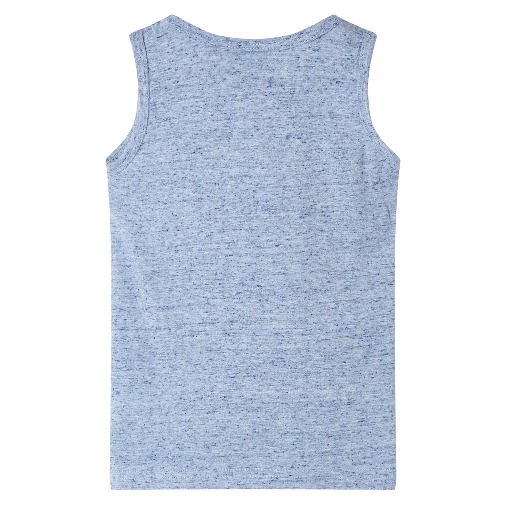 Canotta da Bambino Blu Mélange 104 12495