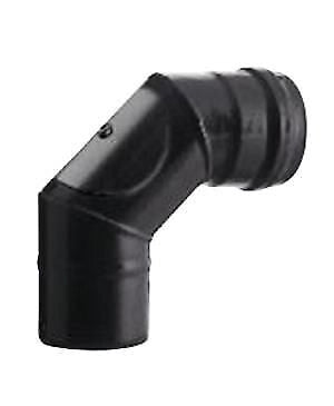 SAVE Fumisteria Plus PN808 Gomito per canna fumaria Nero