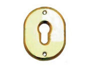 5pz bocchette ovali ottone lucido cilindri sagomati mm70x90h. spessore mm4 cod:ferx.fer229937
