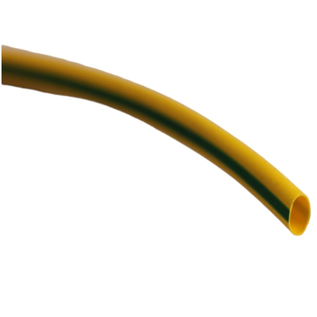 Guaina termorestringente verde/giallo restringimento 3:1 diametro 3mm Aleyay - prezzo al metro