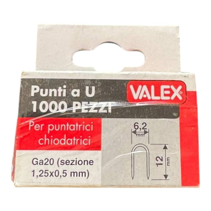 PUNTI A "U" 12 MM BLIST.1000PZ