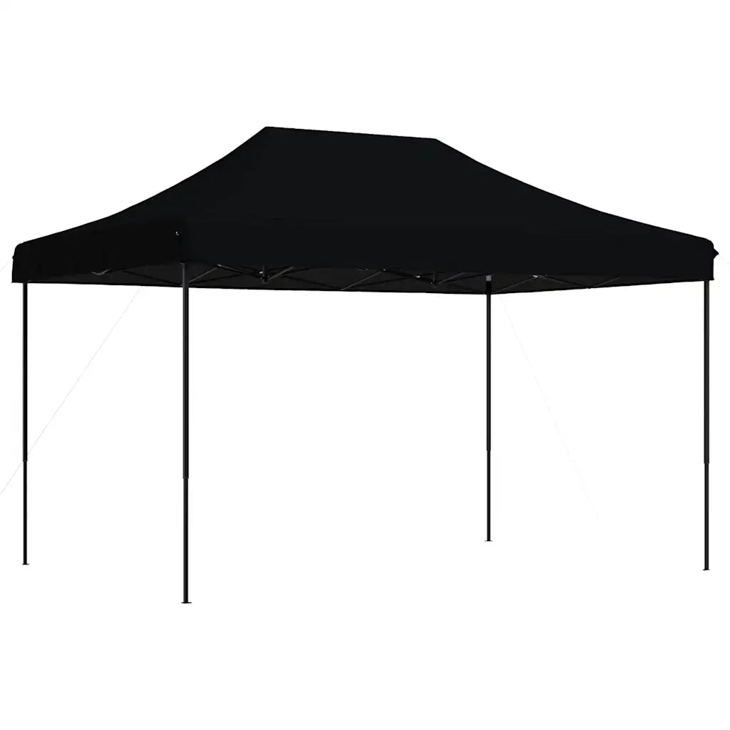 Tenda da Festa Pieghevole Pop-Up - Gazebo Nero 410x279x315 cm