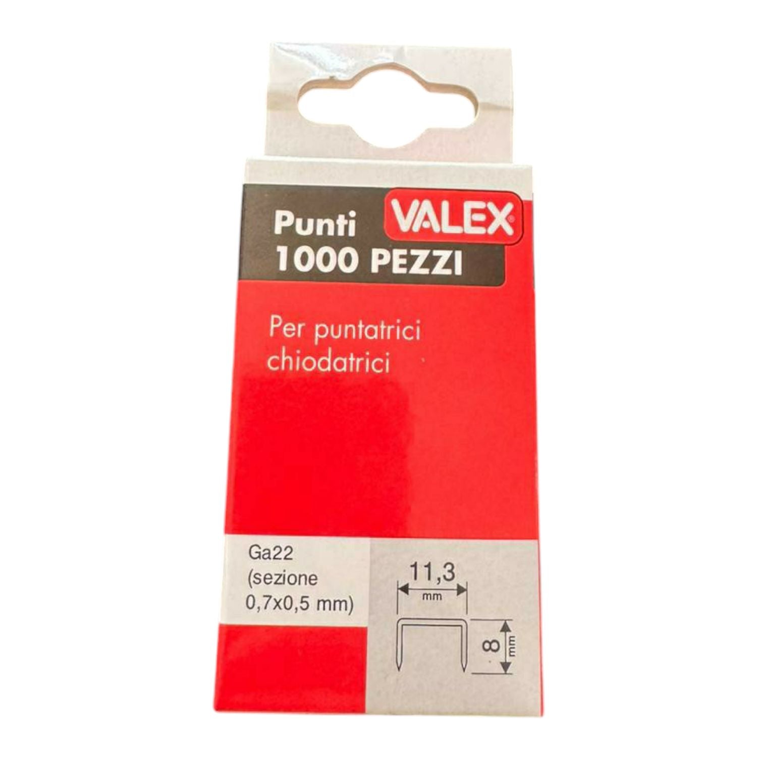 PUNTI 11,3X8mm 1000 PZ