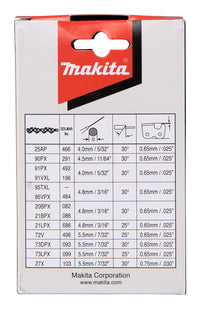 Catena Chamfer MAKITA chisel 40 maglie per barra 25cm - 191H00-0