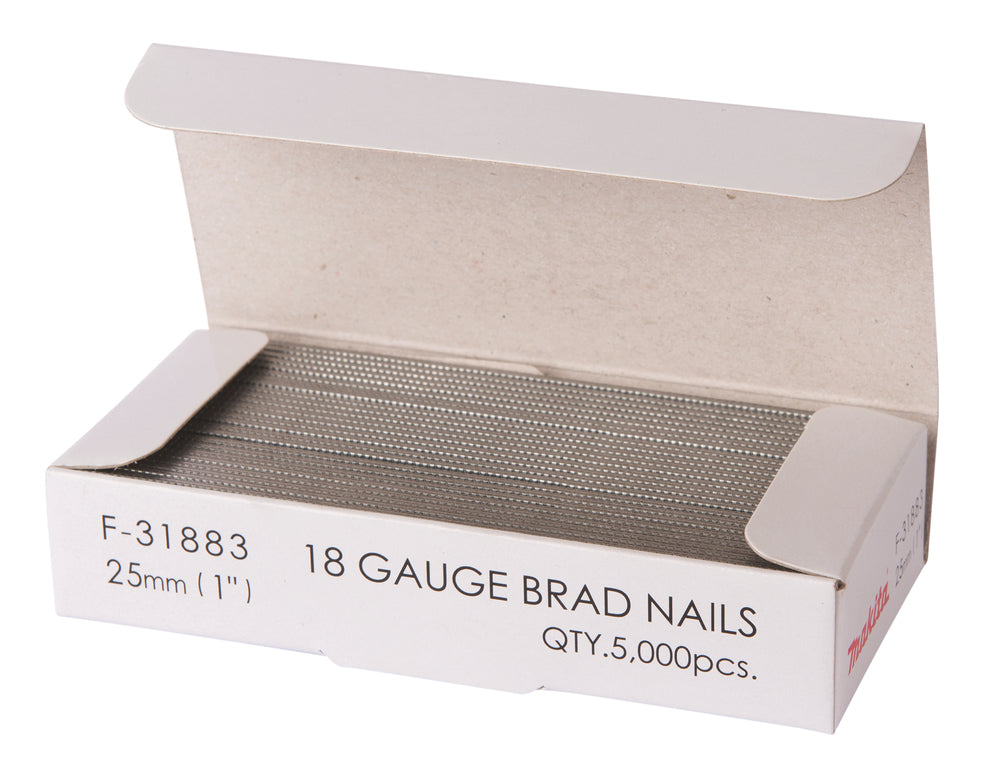 CHIODI MAKITA 18GA D.1,2 X 25mm, 5000 PEZZI  - F-31883