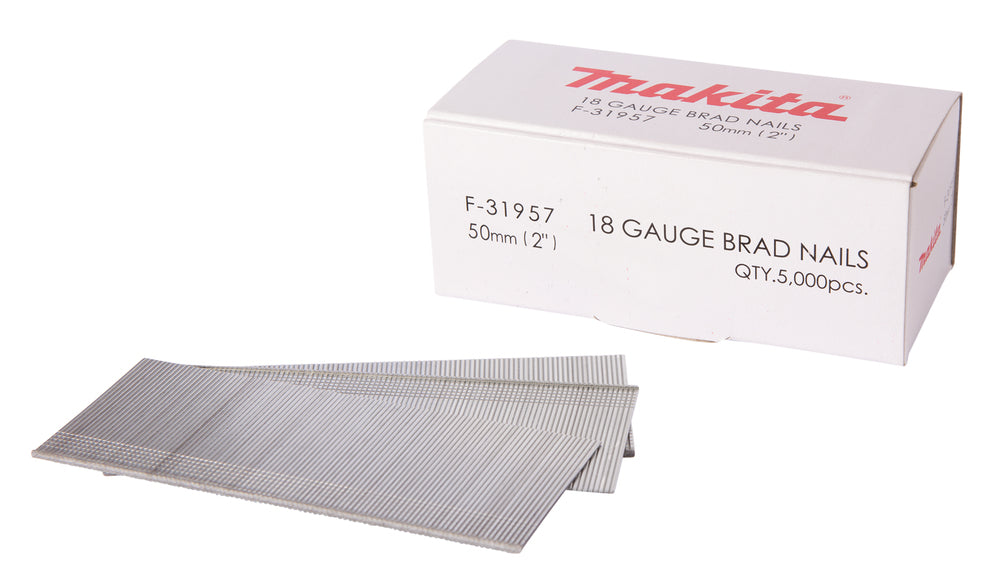 SPILLI MAKITA 18GA D.1,2 X 50mm, 5000 PEZZI  - F-31957