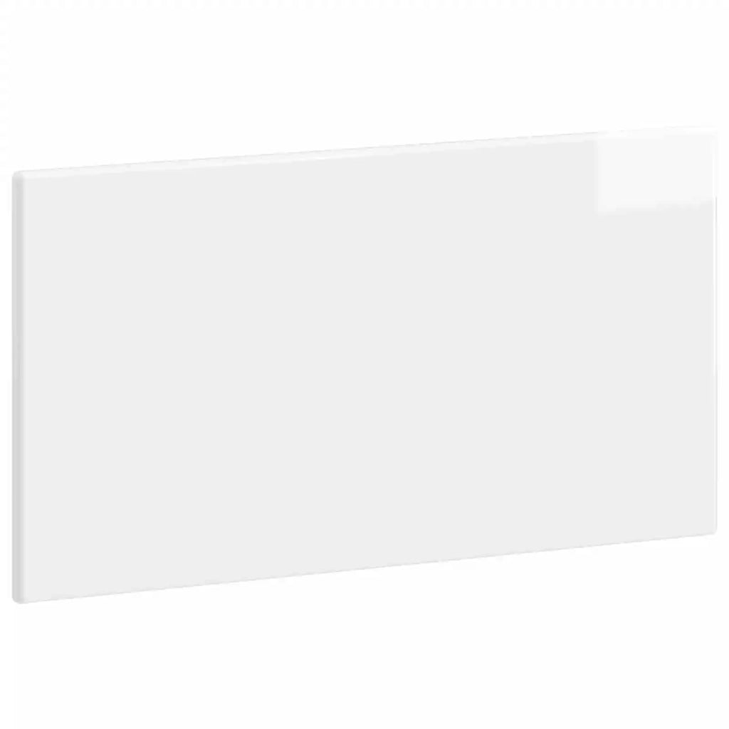 Testiera da Muro BREDA Bianco Lucido Legno ingegnerizzato 897639
