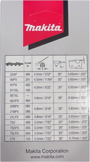 CATENA MAKITA PER BARRE DA 45CM