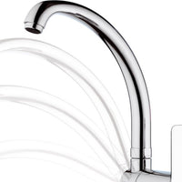 Rubinetto per lavello con bocca alta girevole - serie infinity