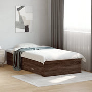 Giroletto Cassetti Rovere Marrone 75x190 cm Legno Multistrato 3280446