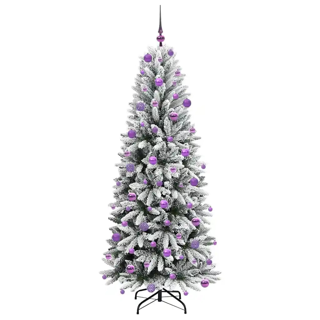 Albero di Natale artificiale con 300 LED Bianco 180 cm 3396051