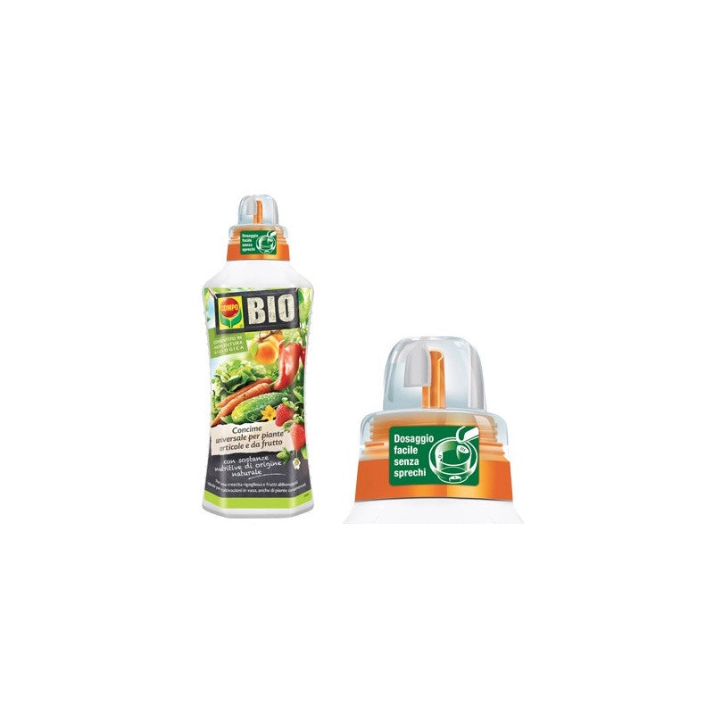 Concime liquido organico per orto e frutta – 1L – COMPO BIO – Nutrizione naturale per piante vigorose