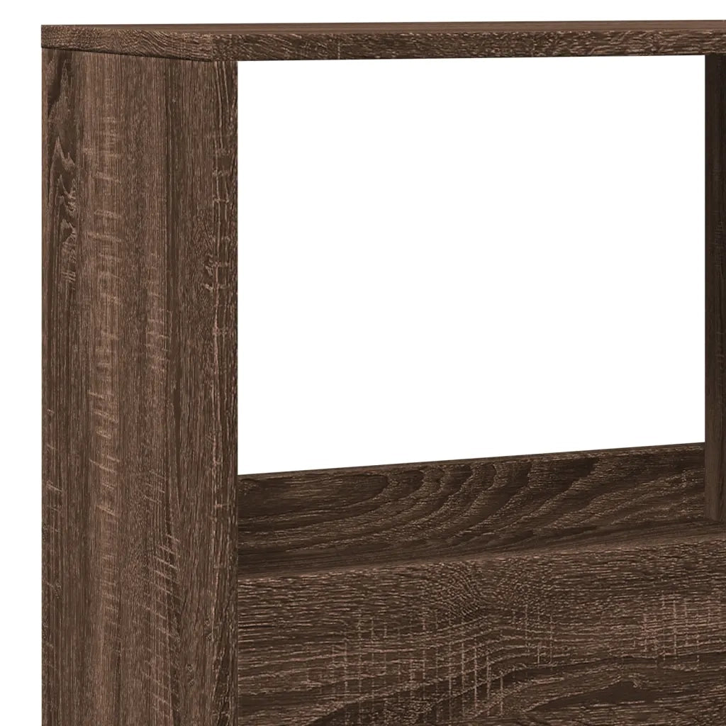 Libreria Rovere Marrone 100x33x155,5 cm in Legno Multistrato 3309399