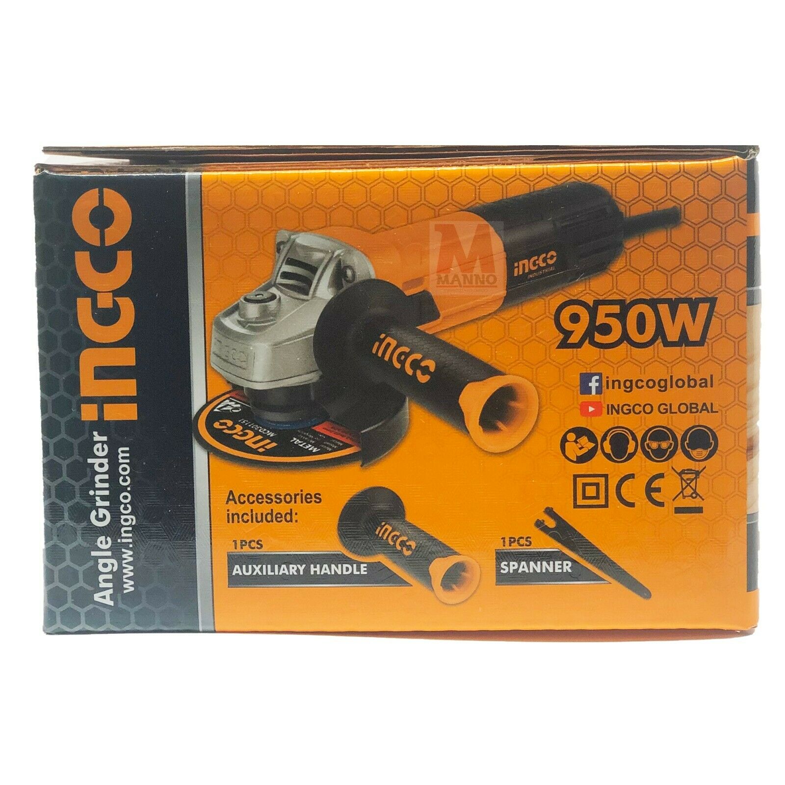 Smerigliatrice angolare 950 W - Ingco AG8508E