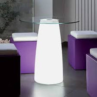 TABLE BREAK BRIGHT TOP CROMIA BY MONACIS VARI COLORI Illuminazione : Multicolor LED con batteria